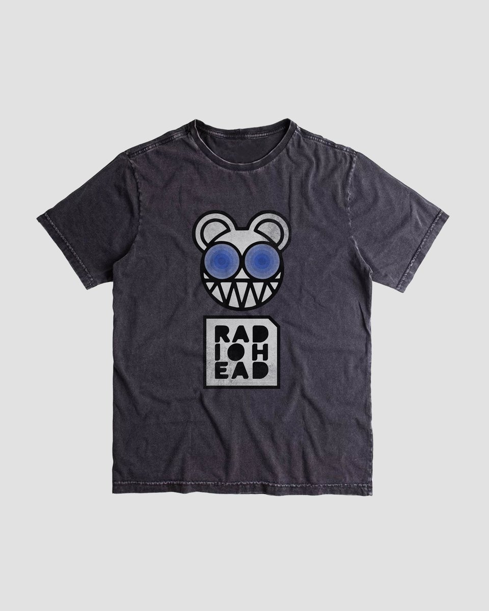 Nome do produto: Camiseta Radiohead Bear Estonada Mind The Gap Co.