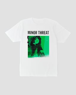 Camiseta Minor Threat White Mind The Gap Co.