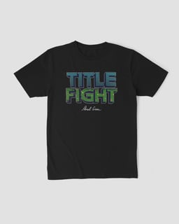 Camiseta Title Fight Floral Black Mind The Gap Co.