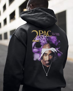 Moletom Com Capuz e Ziper 2Pac Mind The Gap Co. 