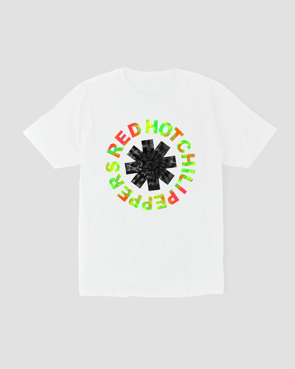 Nome do produto: Camiseta Red Hot Chili Peppers Dye Logo Mind The Gap Co.