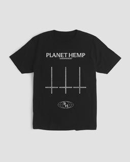 Camiseta Planet Hemp Jardineiros Black Mind The Gap Co.