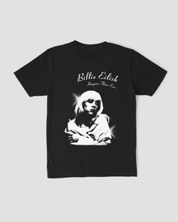 Nome do produtoCamiseta Billie Eilish Happier Mind The Gap Co.