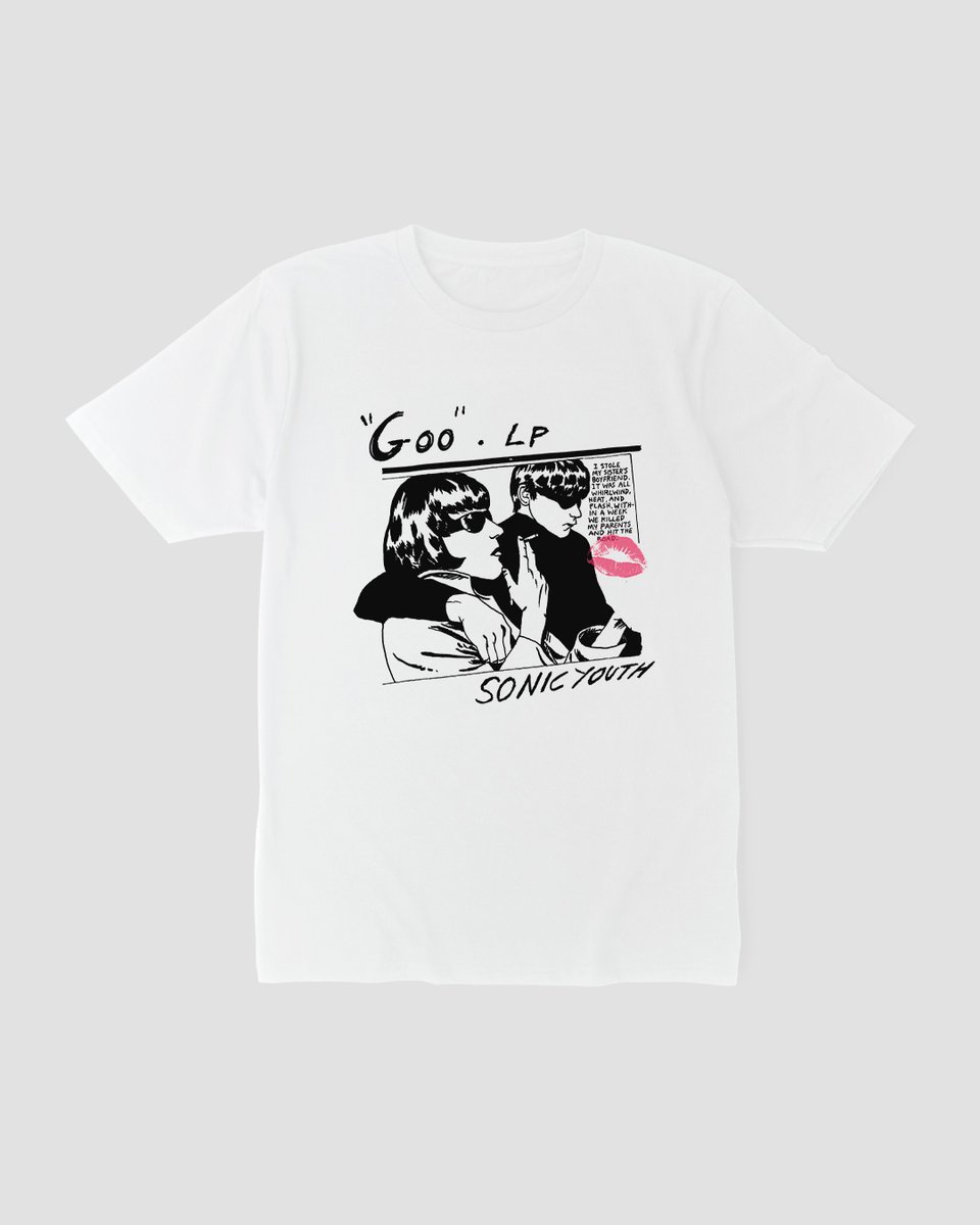 Nome do produto: Camiseta Sonic Youth Goo White Mind The Gap Co.