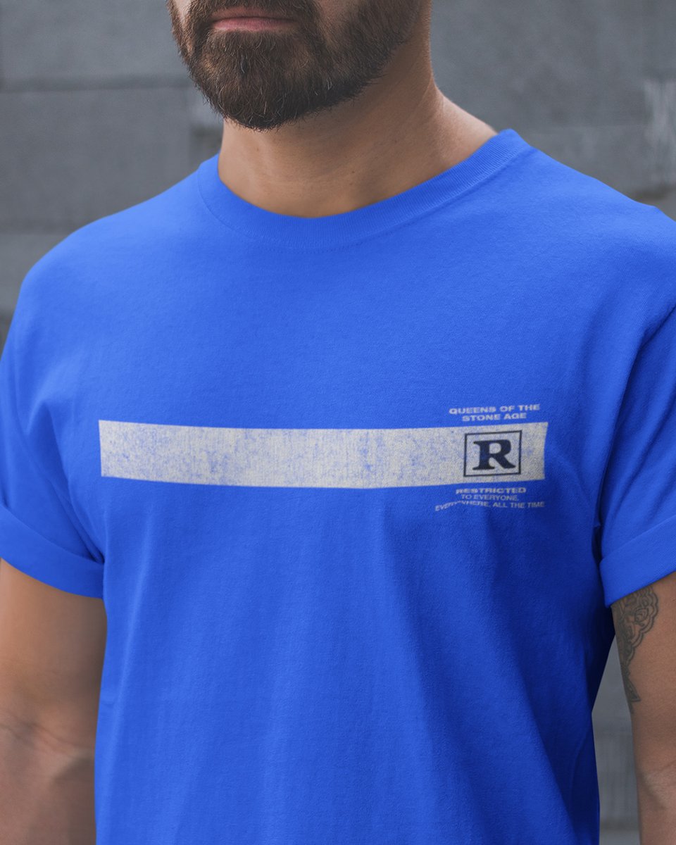 Nome do produto: Camiseta Queens Of The Stone Age Rated Mind The Gap Co.