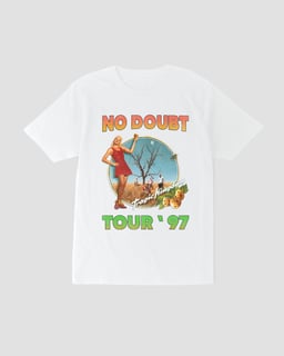 Nome do produtoCamiseta No Doubt Tragic White Mind The Gap Co.
