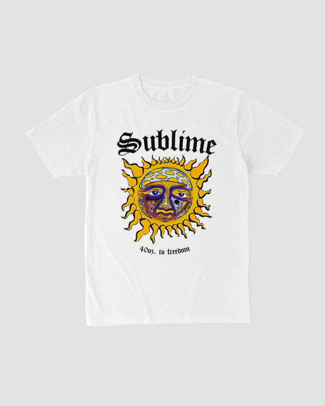 Camiseta Sublime 40oz. White Mind The Gap Co.