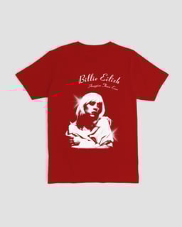 Nome do produtoCamiseta Billie Eilish Happier Mind The Gap Co.