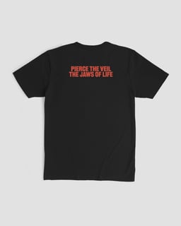 Nome do produtoCamiseta Pierce The Veil Jaws Mind The Gap Co.