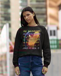 Nome do produtoMoletom Radiohead In Rainbows Mind The Gap Co.