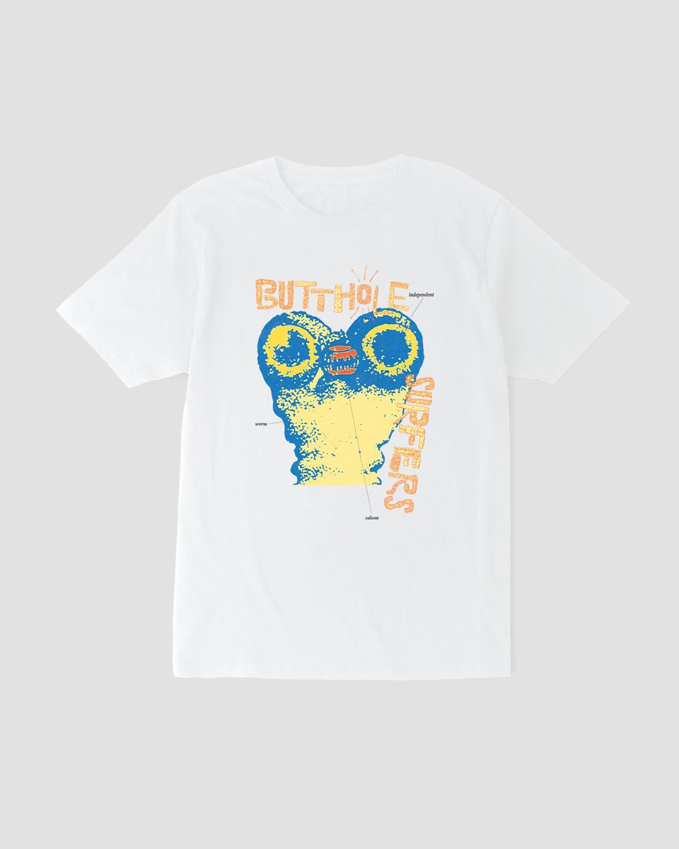 Nome do produto: Camiseta Butthole Surfers Worm Mind The Gap Co.