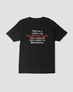 Camiseta The Black Keys Brothers Mind The Gap Co.