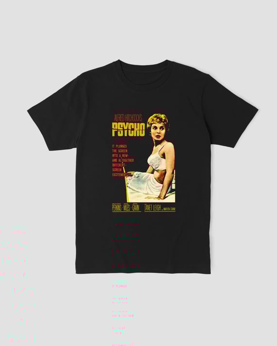 Camiseta Psycho Poster Mind The Gap Co.