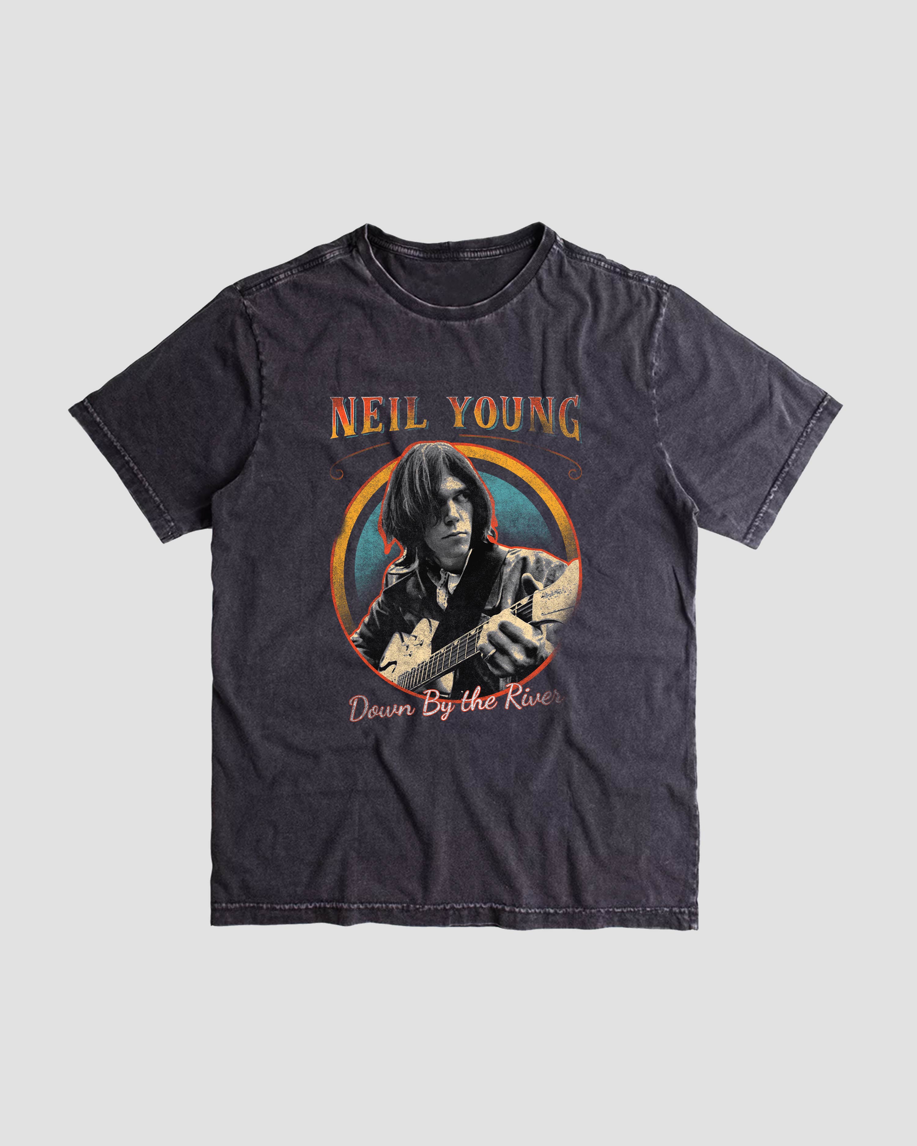 Camiseta Neil Young River Estonada Mind The Gap Co.