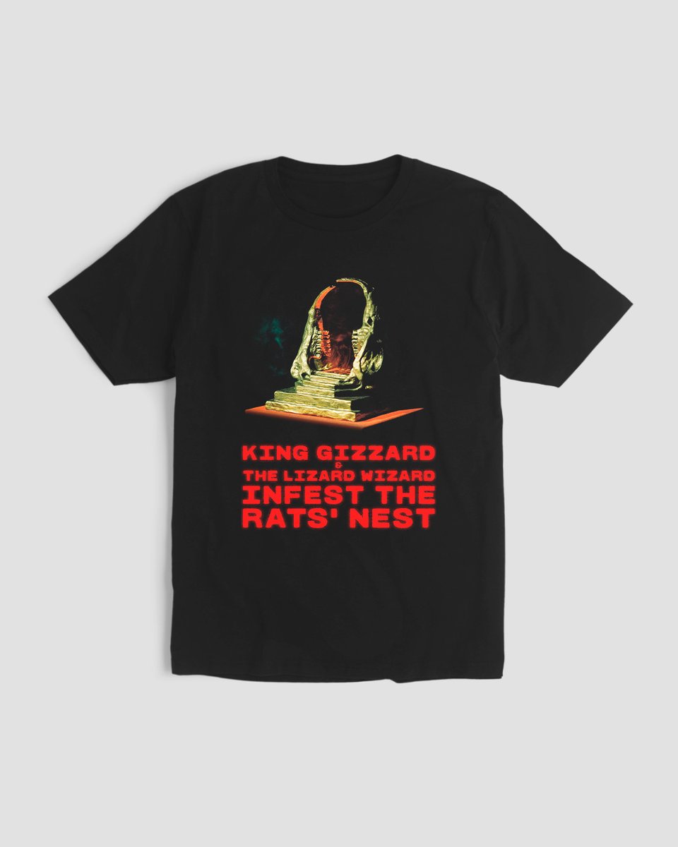 Nome do produto: Camiseta King Gizzard & the Lizard Wizard Rats Mind The Gap Co.