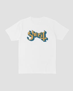 Camiseta Ghost Logo White Mind The Gap Co.