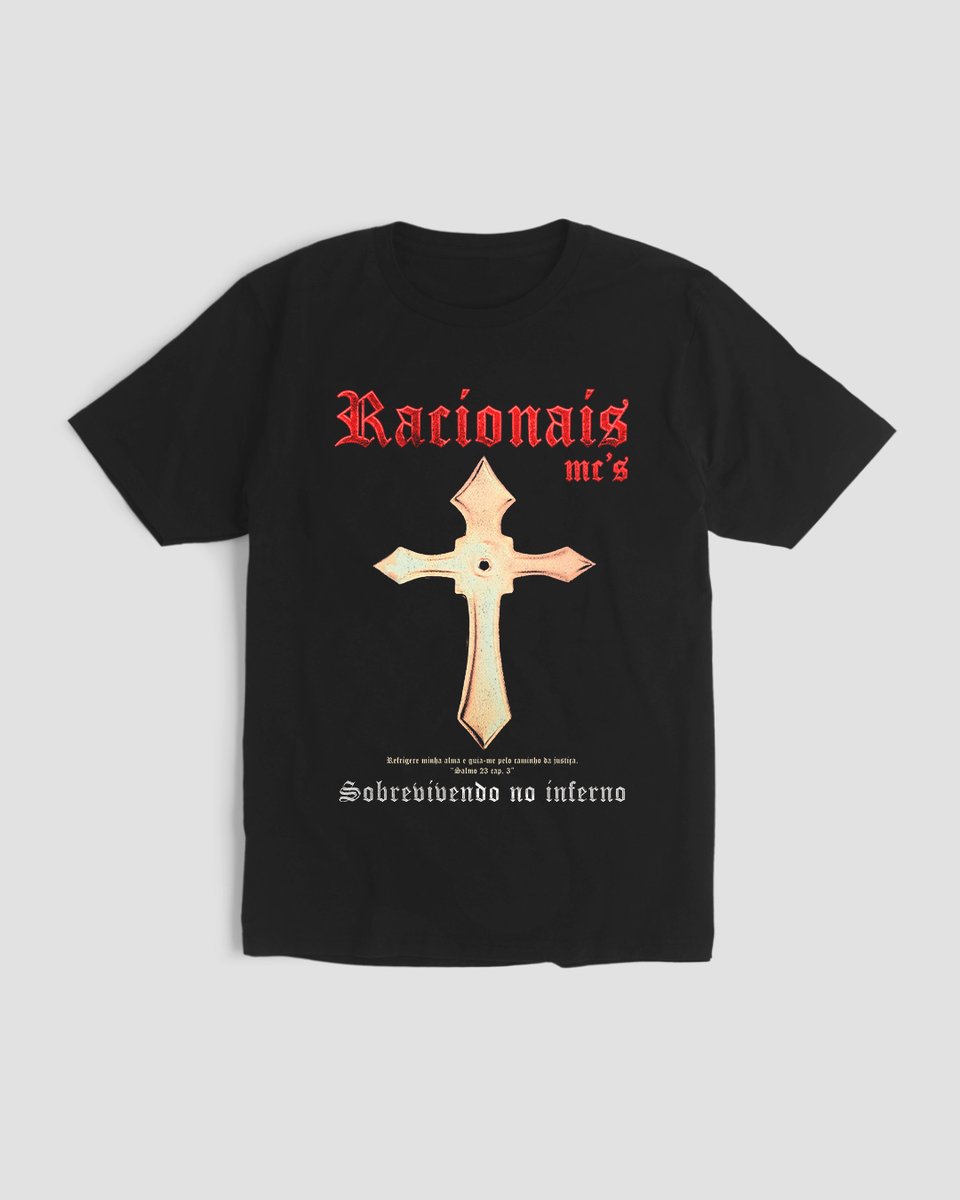 Nome do produto: Camiseta Racionais MC\'S Inferno Mind The Gap Co.