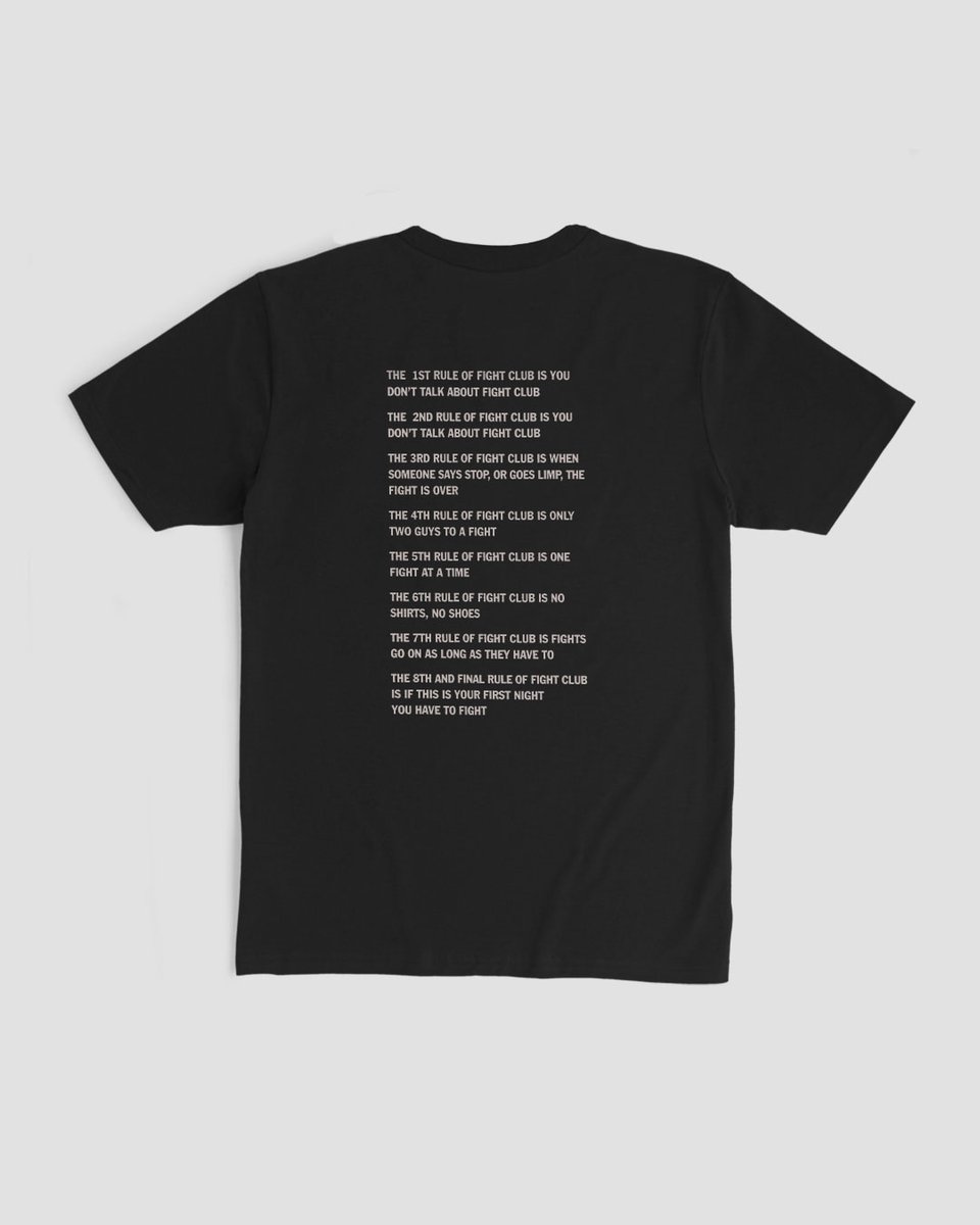 Nome do produto: Camiseta Fight Club Rules Mind The Gap Co.