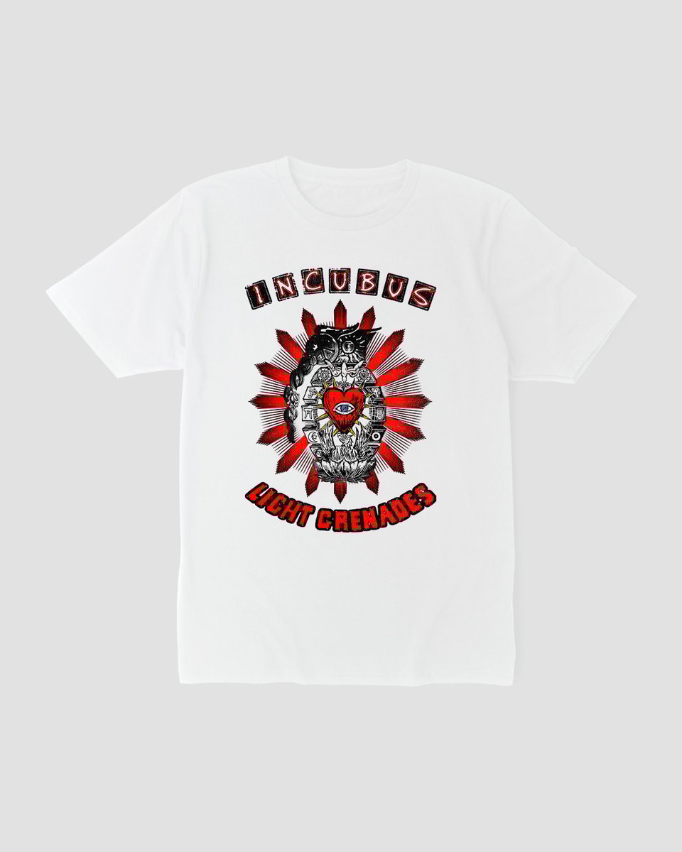 Nome do produto: Camiseta Incubus LG White Mind The Gap Co.