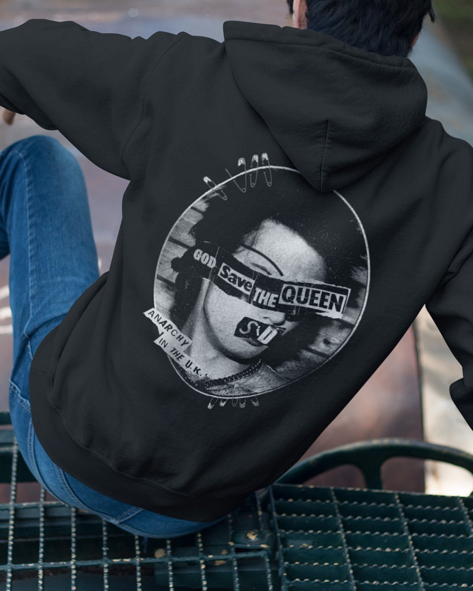 Nome do produto: Moletom Com Capuz e Ziper Sex Pistols Sid Mind The Gap Co. Download da Arte