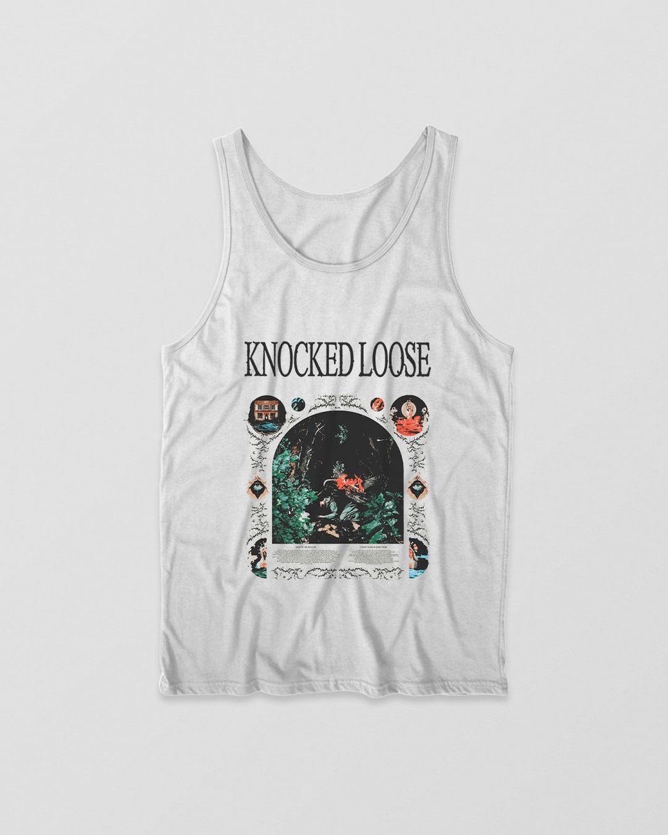 Nome do produto: Regata Knocked Loose Deep White Mind The Gap Co.
