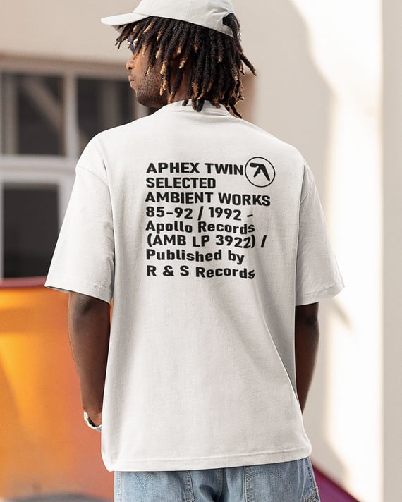 Camiseta Oversized Aphex Twin Selected Mind The Gap Co.