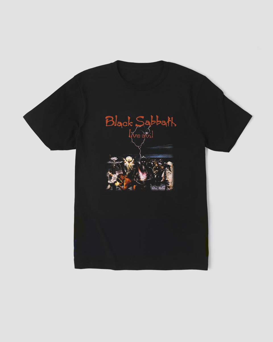 Nome do produto: Camiseta Black Sabbath Live Mind The Gap Co.