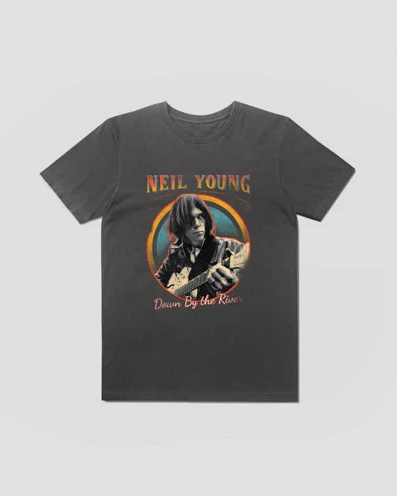 Camiseta Neil Young River Estonada Mind The Gap Co.