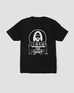 Nome do produtoCamiseta Jesus Is My Homeboy Black Mind The Gap Co.