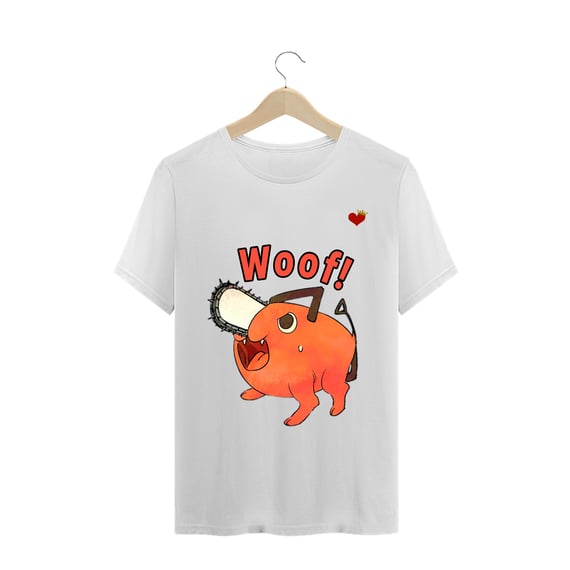 Camisa Pochita Woof edição Chainsaw man 