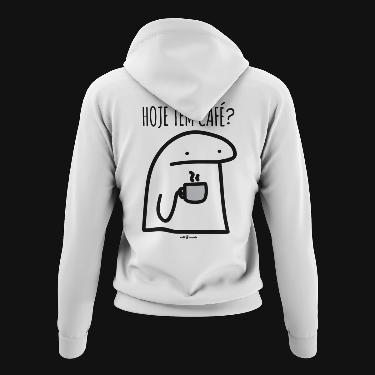 Nome do produto: Moletom Zíper Café - Hoje tem café?