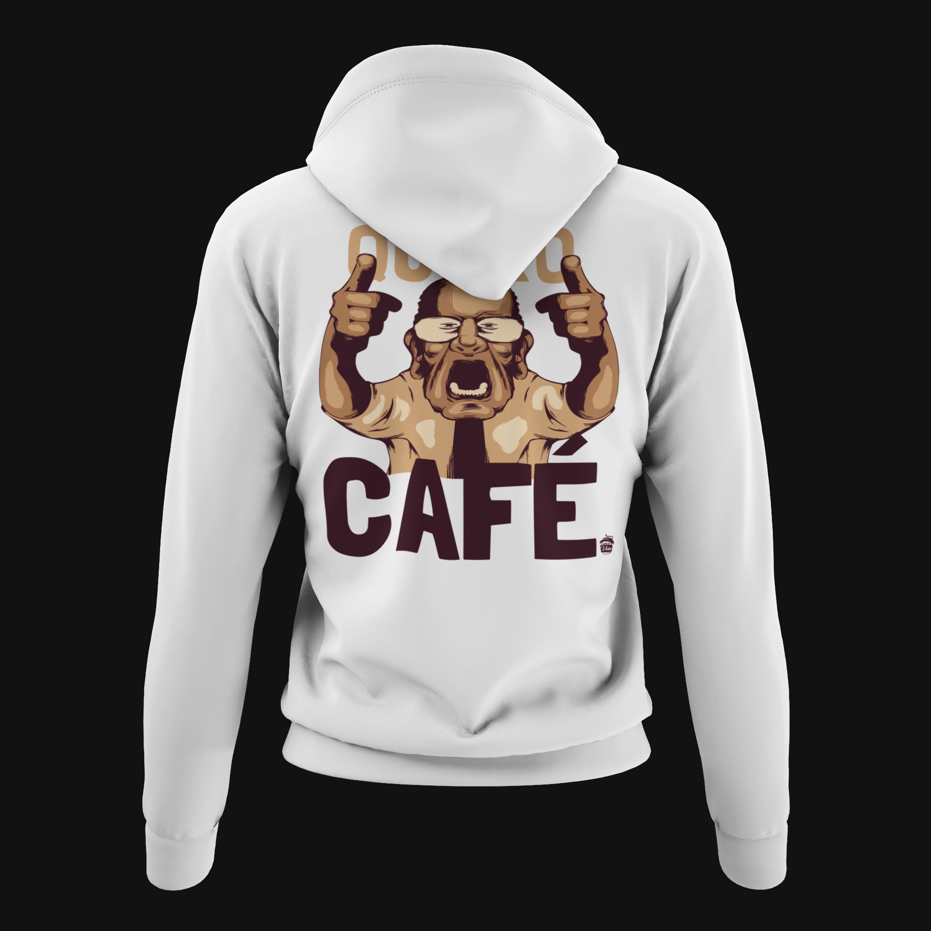 Moletom Zíper Café - Quero café