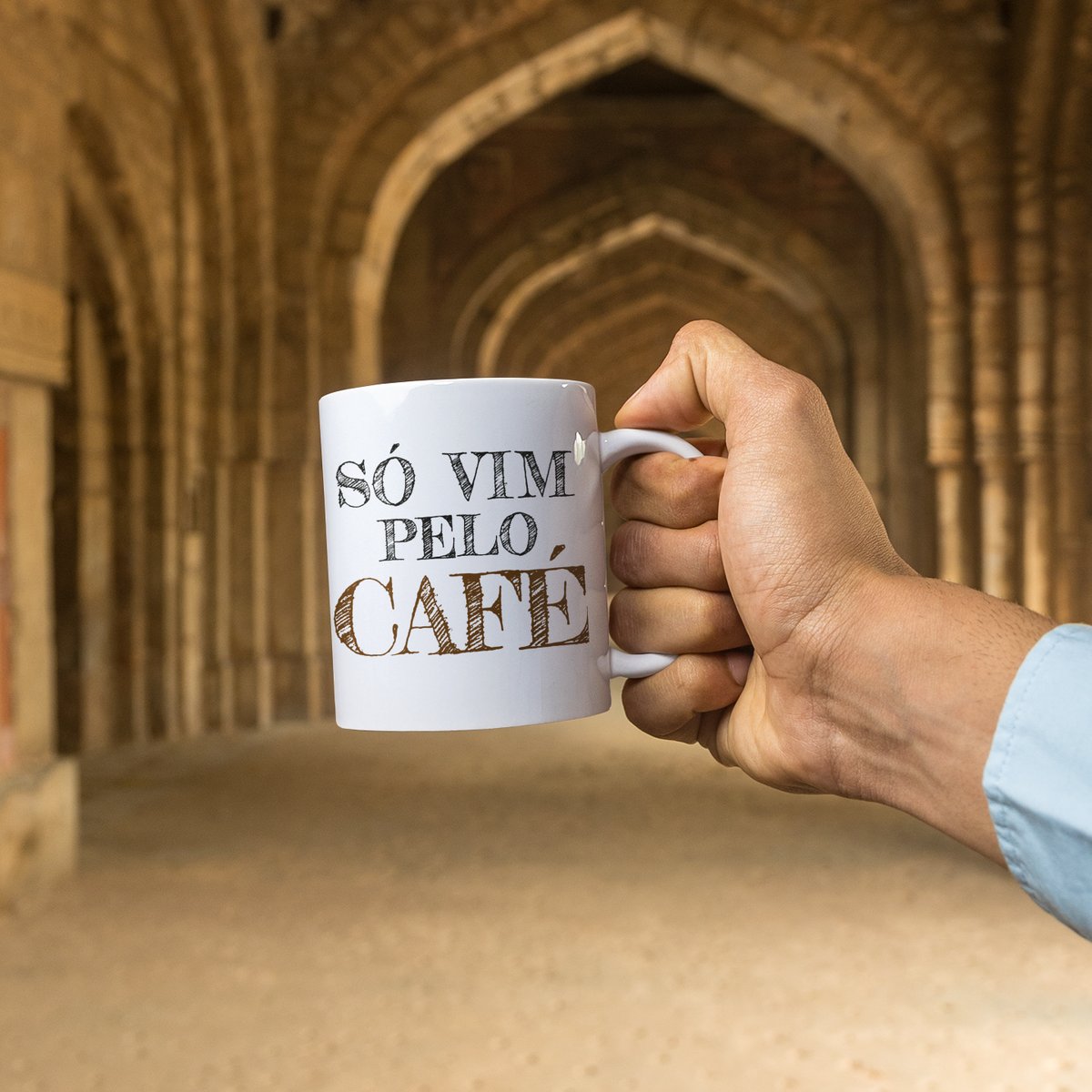 Nome do produto: Caneca Café - Só vim pelo café