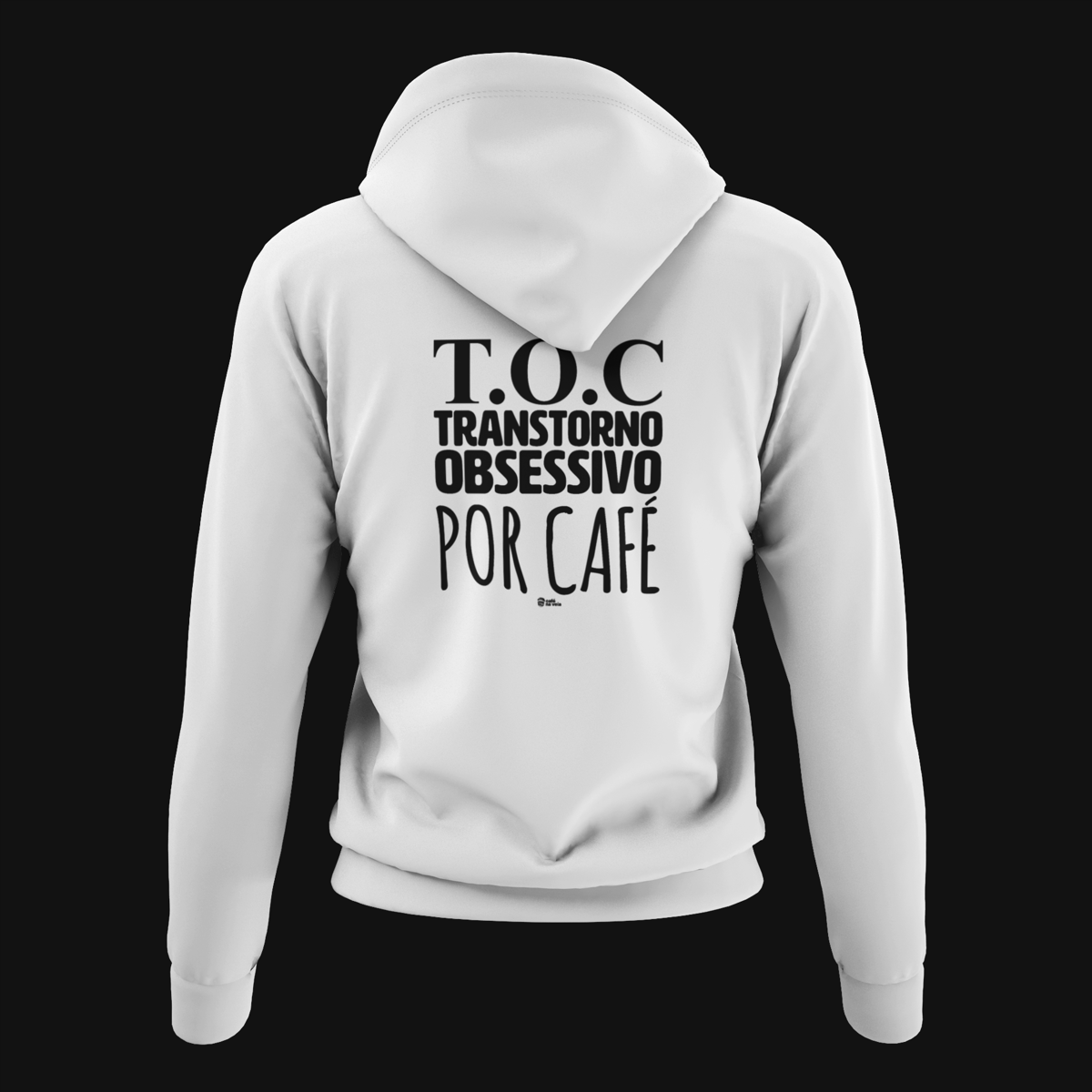 Nome do produto: Moletom Zíper Café - TOC