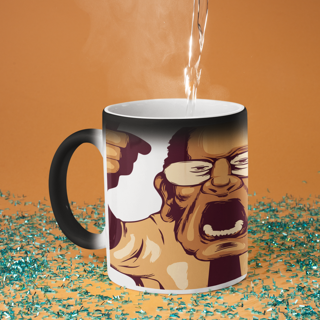 Nome do produto: Caneca Mágica Café -  Quero café