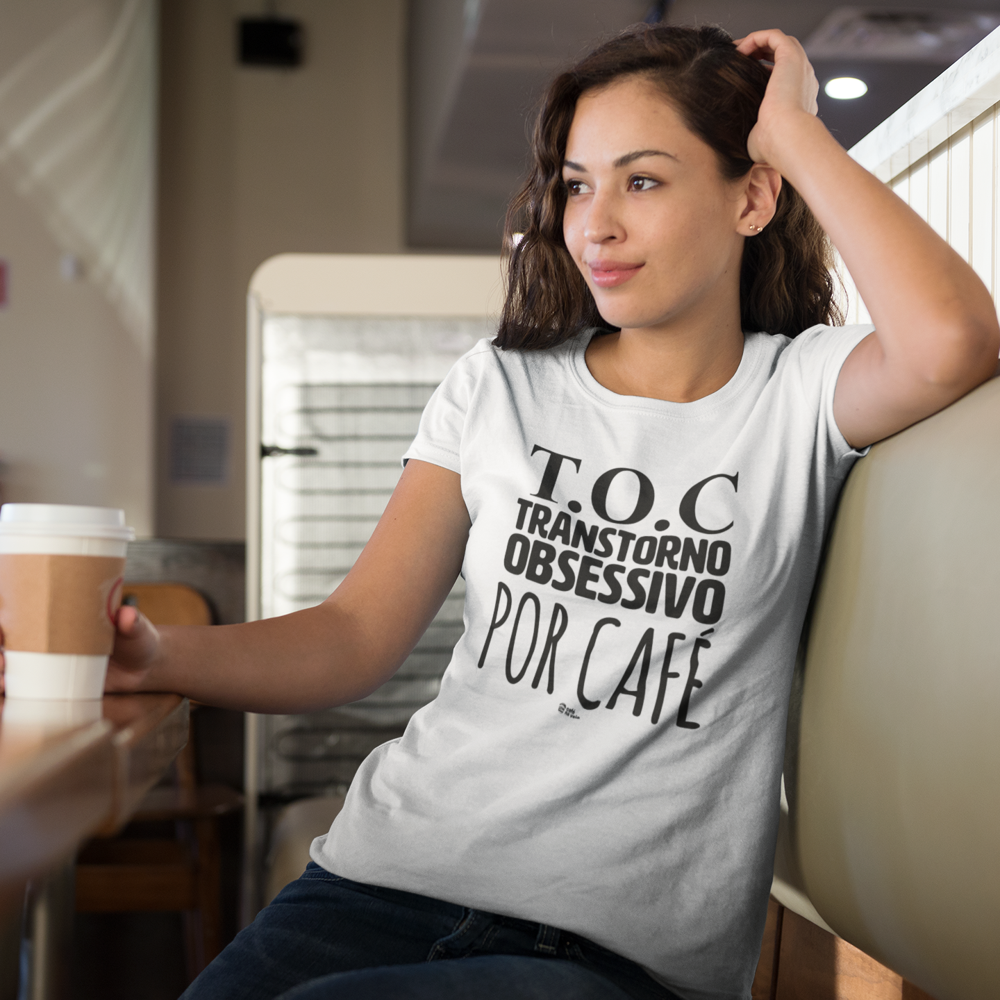 Camiseta Feminina Café - TOC