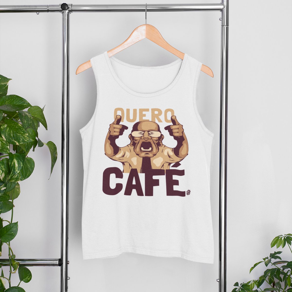 Nome do produto: Camiseta Regata Café - Quero café