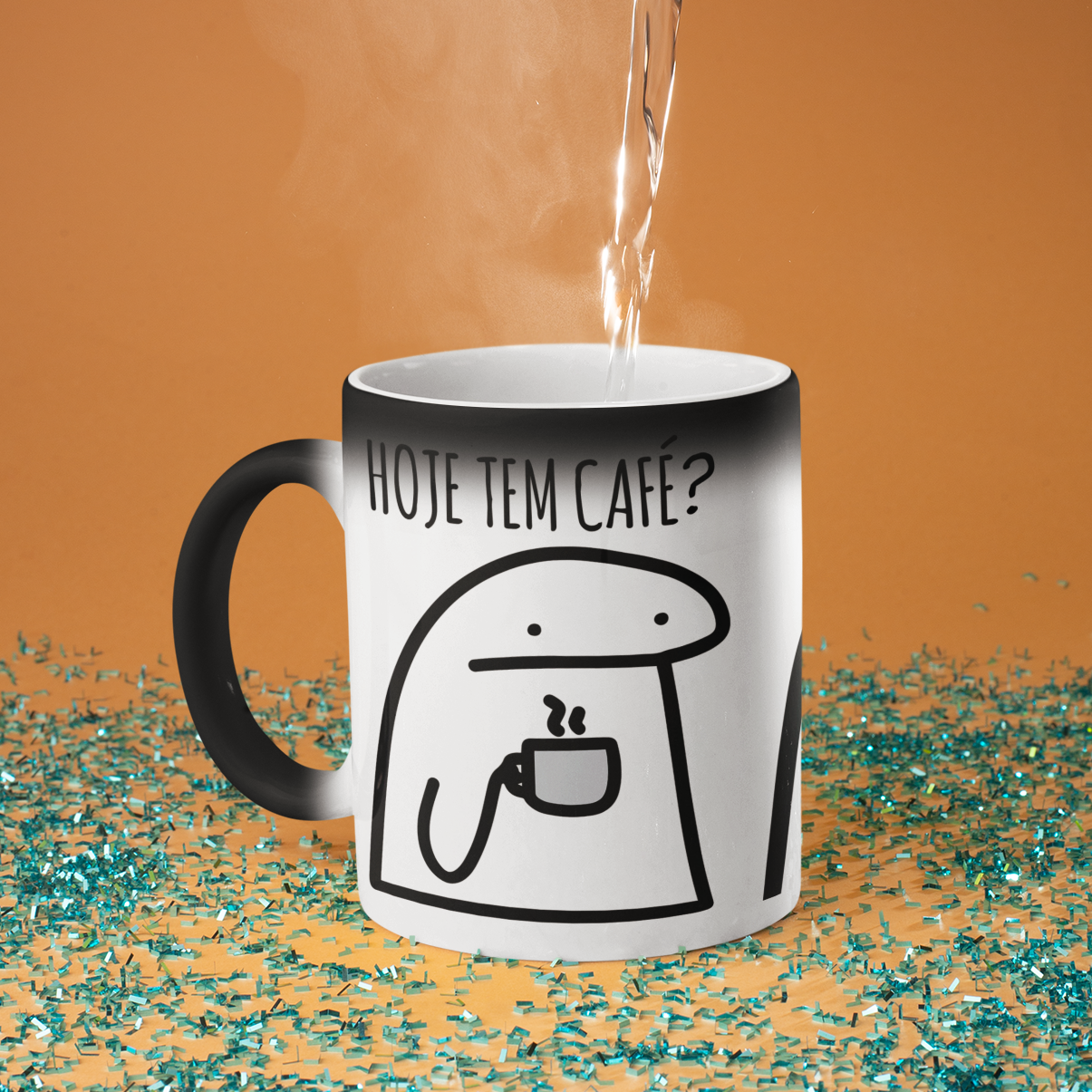 Caneca Mágica Café - Hoje tem café?