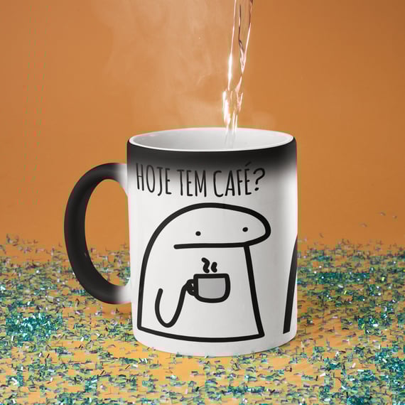 Caneca Mágica Café - Hoje tem café?
