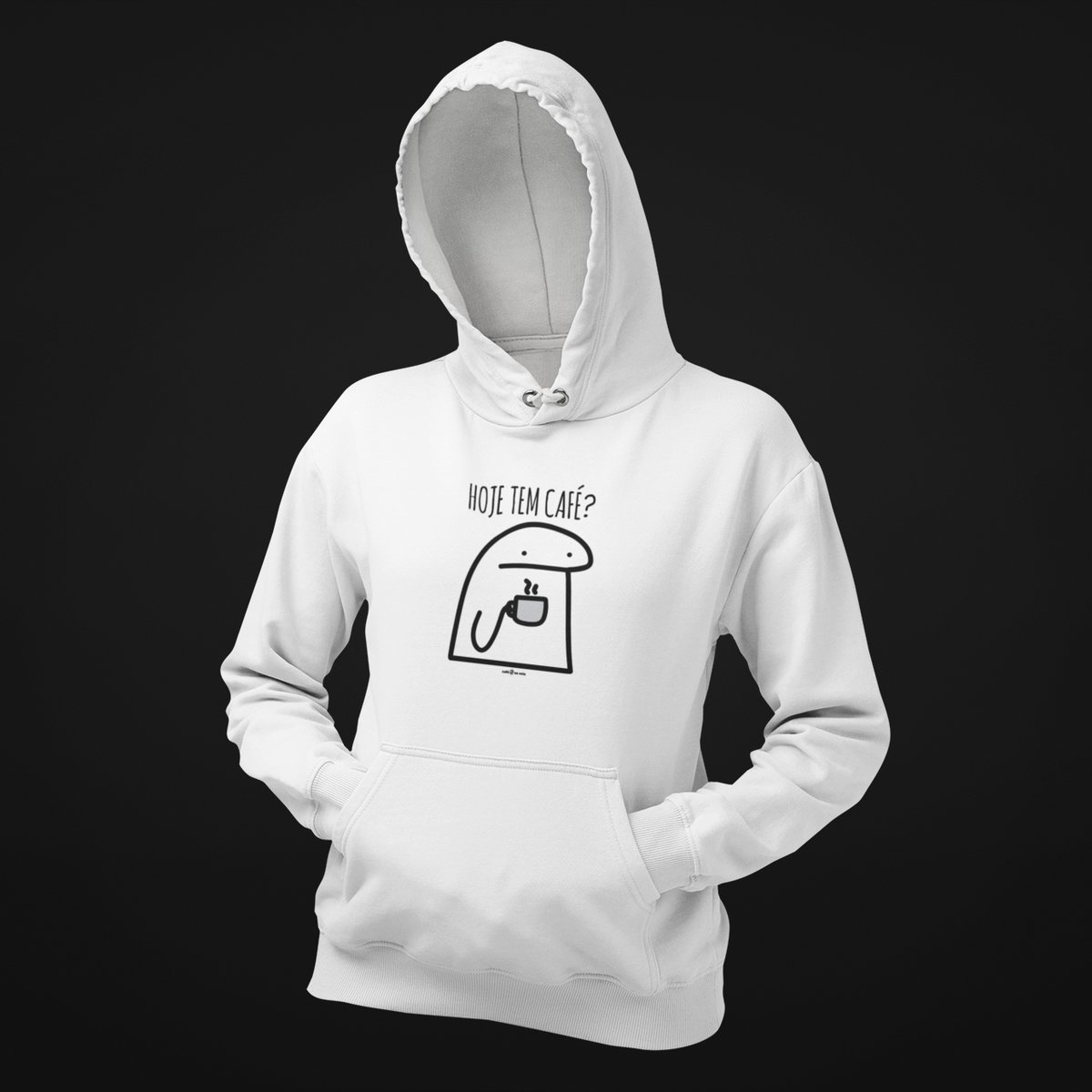Nome do produto: Moletom Canguru Café - Hoje tem café?