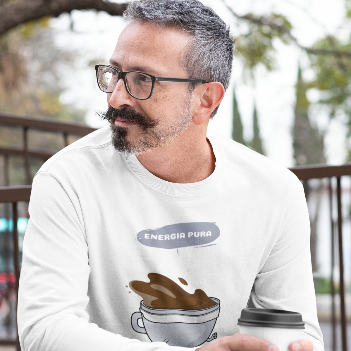 Nome do produto: Moletom Café - Energia pura