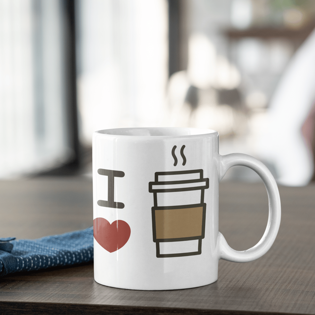 Nome do produto: Caneca Café - I Love Coffee