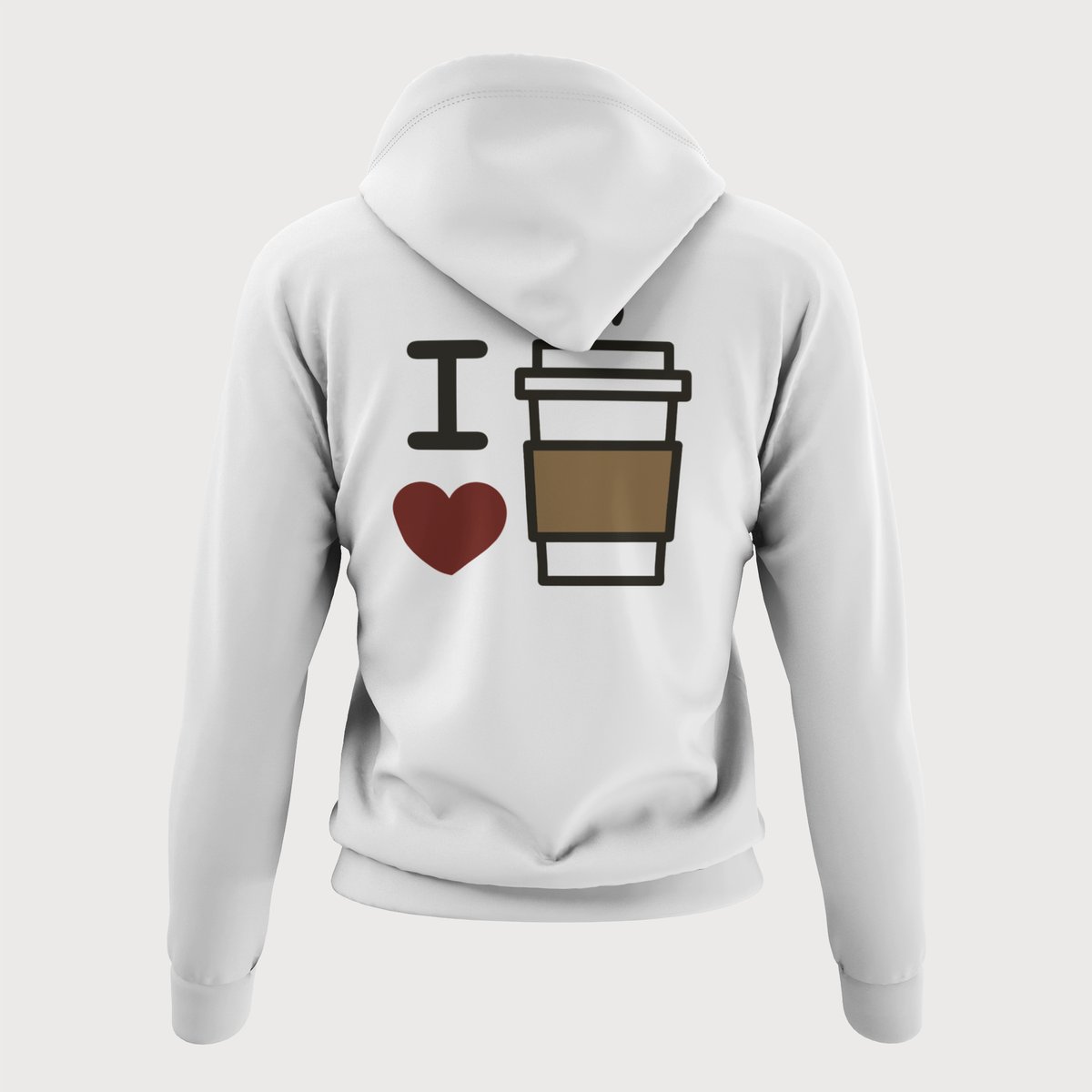 Nome do produto: Moletom Zíper Café - I Love Coffe