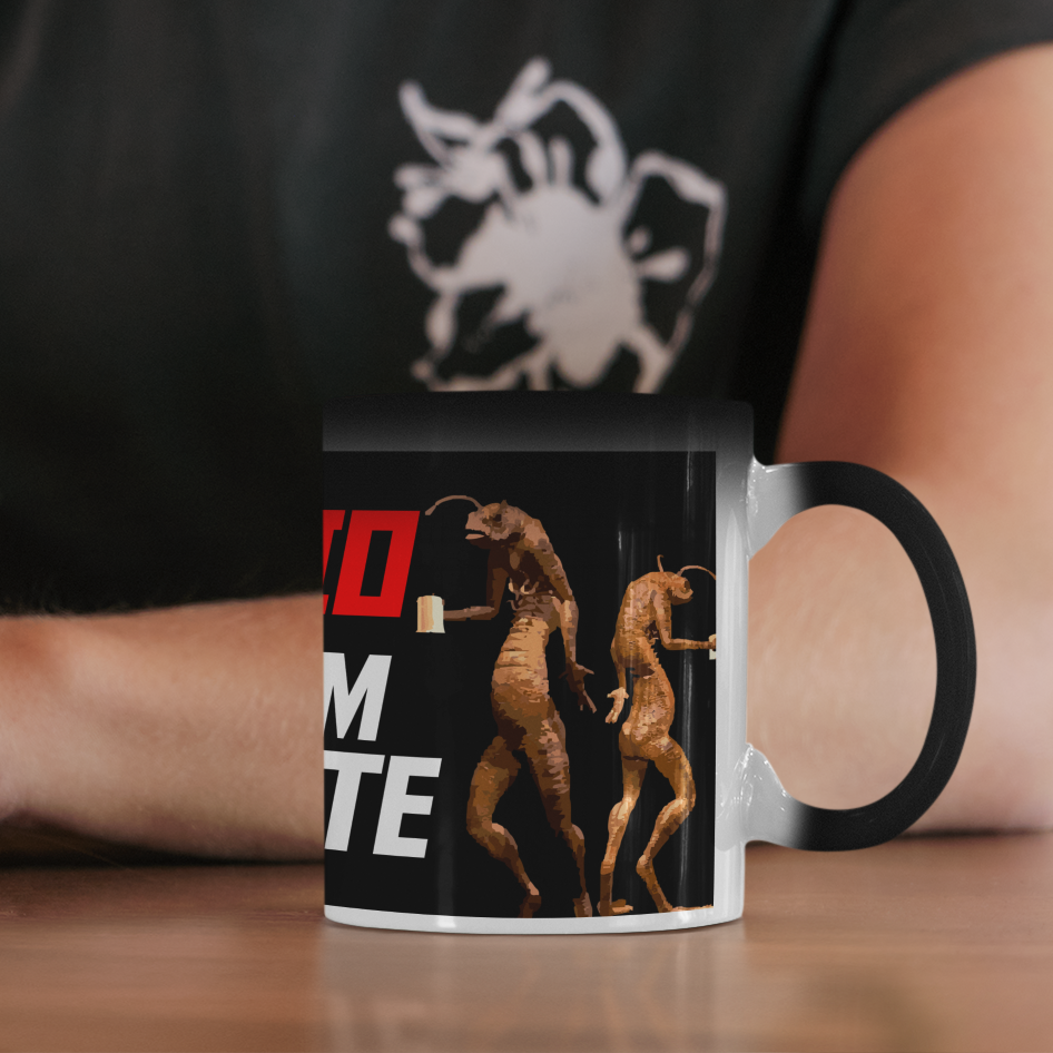 Nome do produto: Caneca Mágica Café - Eu odeio café com adoçante