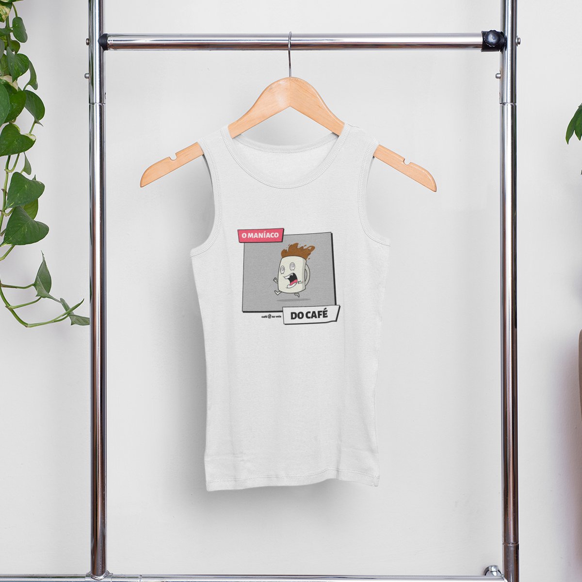 Nome do produto: Camiseta Regata Café - O Maníaco do café