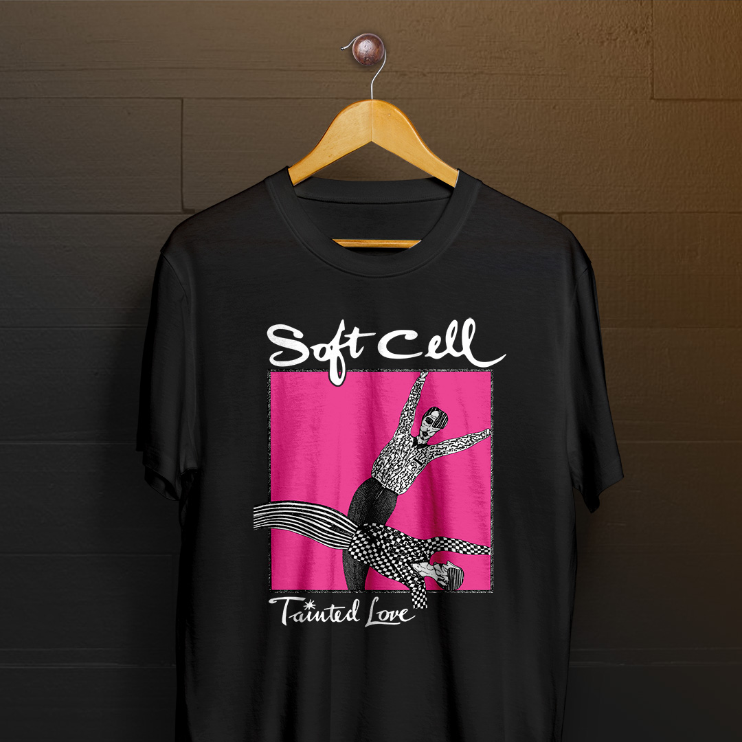 Camiseta Soft Cell - Tainted Love - Logo Branco