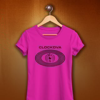 Nome do produto Baby Look Clock DVA - Logo Preto