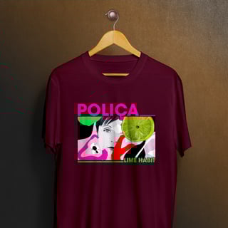 Nome do produto Camiseta Poliça - Lime Habit