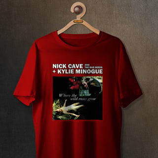 Nome do produtoCamiseta Nick Cave + Kylie Minogue - Where the Wild Roses Grow