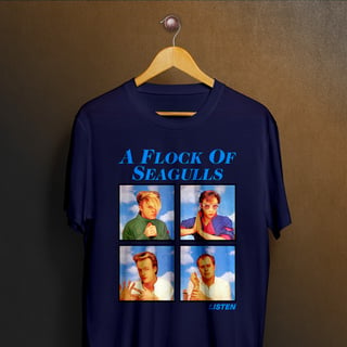 Nome do produtoCamiseta A Flock Of Seagulls - Listen